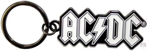  AC/DC Logo Mono Kulcstartó