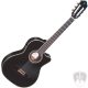 Ortega RCE145 4/4 Black Elektro-klasszikus gitár