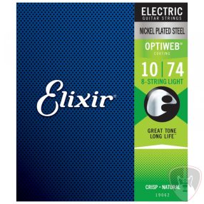   Elixir OptiWeb (19062) 10-74 8- String Lightelektromos húrkészlet