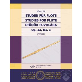 Köhler, Ernesto: Etűdök fuvolára 3