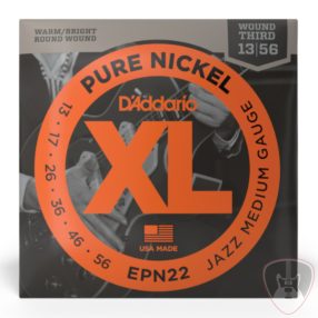D'addario EPN22 Pure Nickel 13-56 Jazz Medium