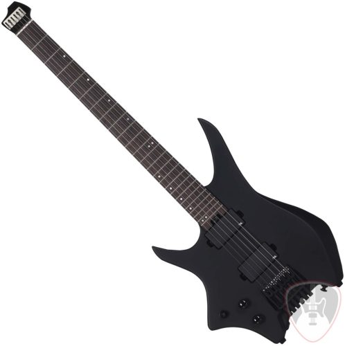 HILS Guitars HN3L NEXT Left Handed Black Headless gitár