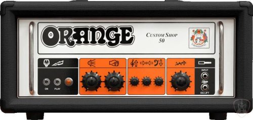 Orange Custom Shop 50 V2 BK Csöves gitárerősítő