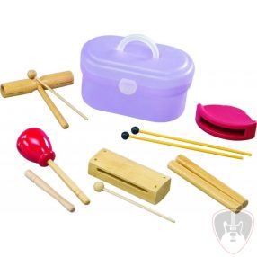 PS-B5 - 5 részes óvodai ritmus szett, PCV dobozban