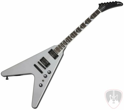 Gibson Dave Mustaine Flying V Silver Metallic Elektromos gitár