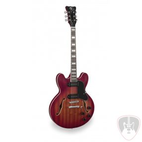   SOUNDSATION JAZZ-ROOT P CSB - Double cutaway félakusztikus gitár single coil hangszedőkkel