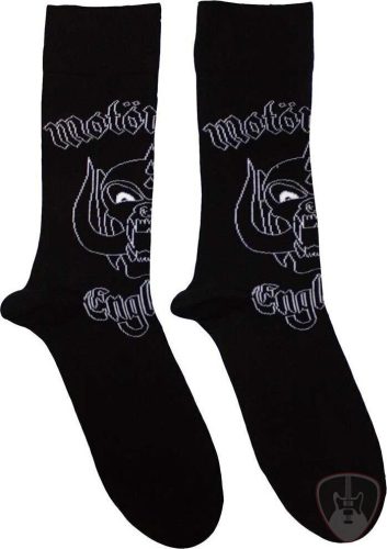 Motörhead Zokni England Black 40-45