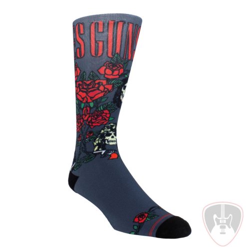 PERRI'S LEATHERS Guns N Roses Dye Sublimated Crew Socks zokni