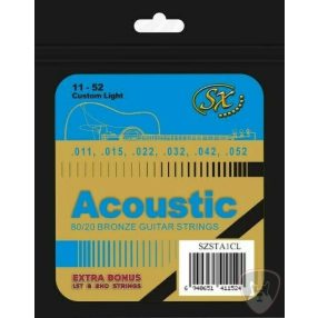 SX SZSTA1CL Custom Light Akusztikus gitárhúrok