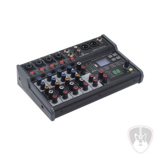 MIOMIX 404FXM - 6-csatornás Professzionális Audió keverő Media Player,BT és 24-bit Digital Multi-Effect