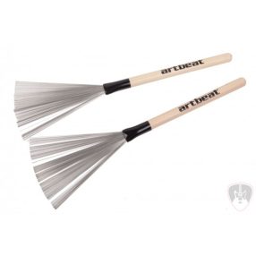 Artbeat fémszálas dobseprű fix fa nyéllel
