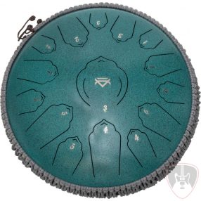 Veles-X Tongue Drum Steel 14 inch 15 Notes Malachite