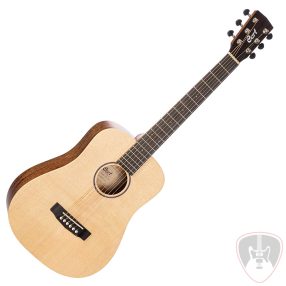   CORT MINI AKUSZTIKUS GITÁR, TOKKAL, MATT NATÚR  Co-EarthMini-OP with bag