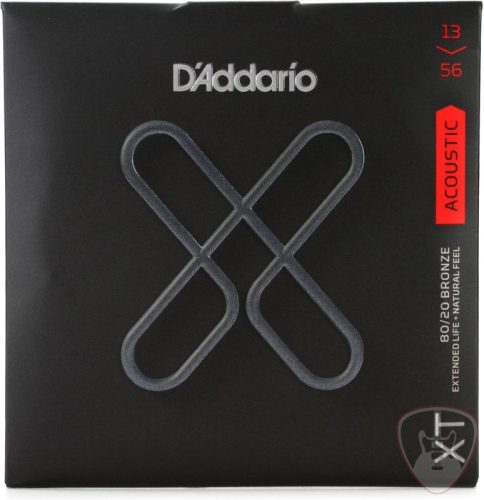 D'Addario XT 80/20 Bronze Coated 13-56 akusztikus gitár húr szett