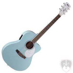   CORT AKUSZTIKUS LADY-GITÁR ELEKTRONIKÁVAL, PUHATOKKAL, ÉGKÉK  Co-JADE-Classic-SKOP with bag