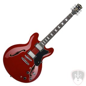 Donner félakusztikus jazzgitár, piros Do-DJP-1000-CH