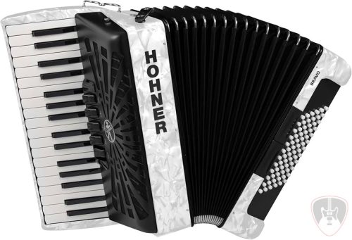 HOHNER ACCORDIONS BRAVO II 60 New Bellow White Billentyűs harmonika