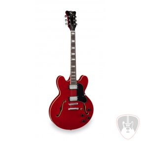   SOUNDSATION JAZZ-ROOT H CHR - Double cutaway félakusztikus gitár humbucker hangszedőkkel