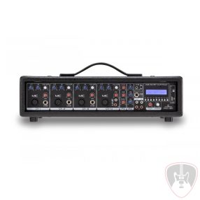   PMX-4BT - 6 csatornás 200+200W keverőerősítő, effekttel, MP3 és BT lejátszóval