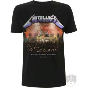 Metallica Ing Stockholm '86. Unisex Black L