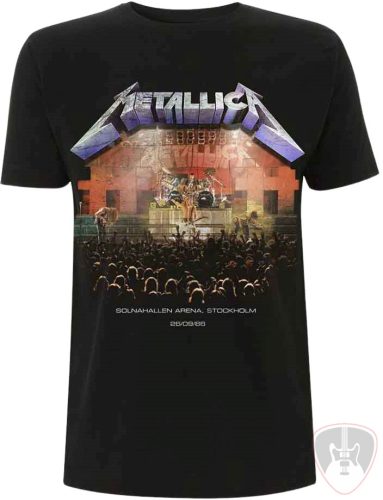 Metallica Ing Stockholm '86. Unisex Black L