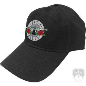Guns N' Roses Silver Circle Logo Sapka Black