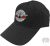 Guns N' Roses Silver Circle Logo Sapka Black