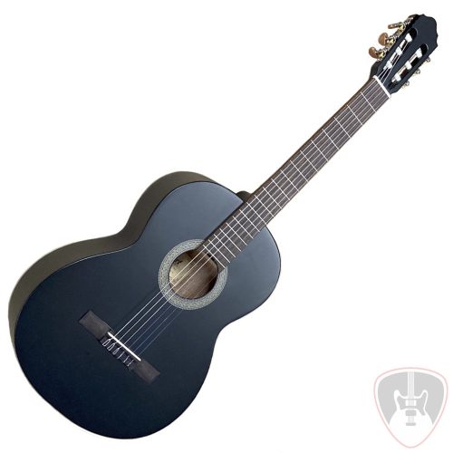 CORT KLASSZIKUS GITÁR DELUXE, MATT FEKETE  Co-AC100DX-BKS