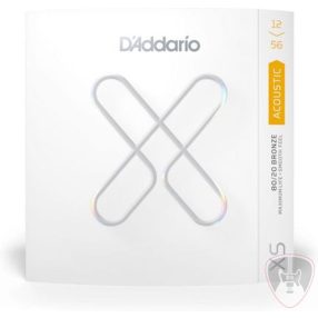   D'Addario XS 80/20 Bronze 12-56 Light Top/Medium Bottom akusztikus gitár húr szett