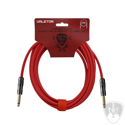 Valeton premium hangszerkábel, 5 m, piros VT-VGC-5R