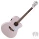  CORT AKUSZTIKUS LADY-GITÁR ELEKTRONIKÁVAL, PUHATOKKAL, PASZTELL RÓZSASZÍN  Co-JADE-Classic-PPOP with bag