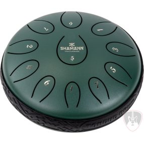 Shamann 6" 11 Notes D5-Major Green Tongue Drum