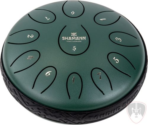 Shamann 6" 11 Notes D5-Major Green Tongue Drum