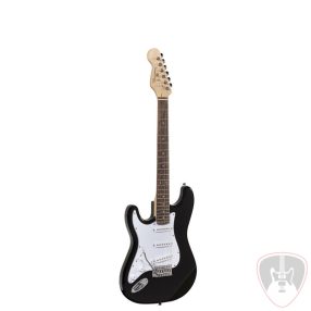   RIDER-STD-SLH BK - Balkezes Double Cutaway elektromos gitár 3 Single Coil pickuppel