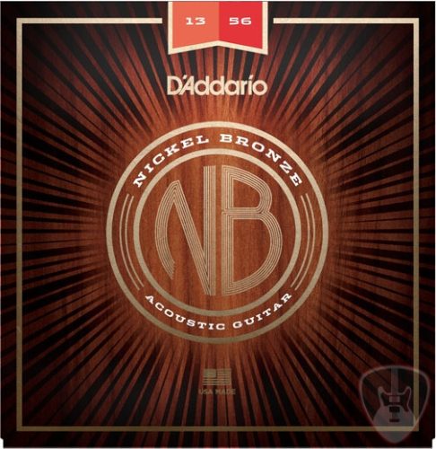 D'Addario NB1356 Nickel Bronze akusztikusgitár-húr, 13-56