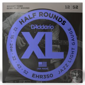 D'addario EHR350 Half Round 12-52 Jazz Light
