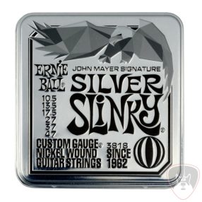   Ernie Ball 3818 John Mayer Signature Silver Slinky 3 db húrkészlet 10,5-47