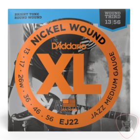 D'addario EJ22 Nickel 13-56 Jazz Medium