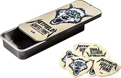 Dunlop PH122T100 Hetfield WHITE FANG pengető dobozban