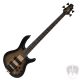 CORT ELEKTROMOS BASSZUSGITÁR, MARKBASS PREAMP, ÁTTETSZŐ FEKETE BURST  Co-C4PlusZBMH-TBB
