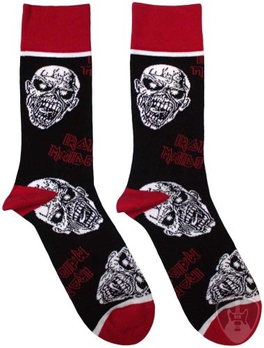 Iron Maiden Zokni Eddie Skulls Black 40-45