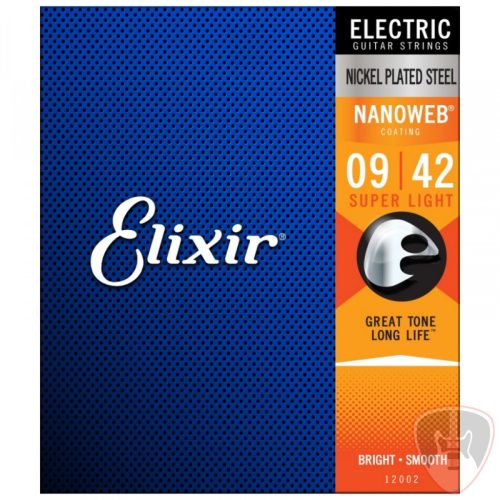 Elixir NanoWeb (12002) 9-42 Super Light elektromos húrkészlet