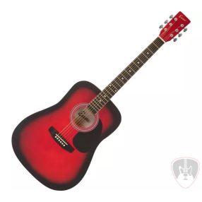 ENCORE EW100R akusztikus gitár - redburst