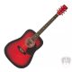 ENCORE EW100R akusztikus gitár - redburst