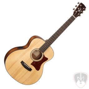   CORT AKUSZTIKUS GITÁR TOKKAL, ADIRONDACK, KIS JUMBO TEST, FISHMAN ELEKTRONIKÁVAL, NATÚR  Co-LittleCJ-AD-OP with bag