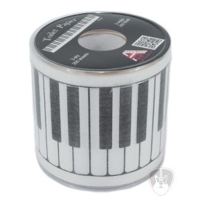 Zongorabillentyű mintás toalettpapír