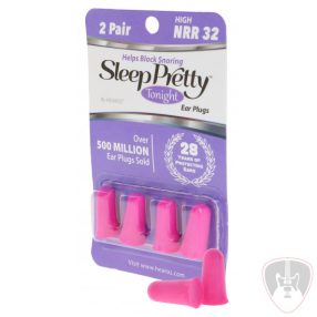 HEAROS Sleep Pretty Tonight Ear Plugs NRR 32dB 2 Pairs