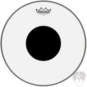   Remo CS-0314-10 Controlled Sound Clear Black Dot 14" Dobbőr