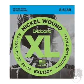 D'addario EXL130+ Nickel 08,5-39 Extra Super Light Plus