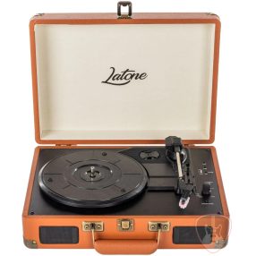 Latone RetroCase Brown Hordozható lemezjátszó